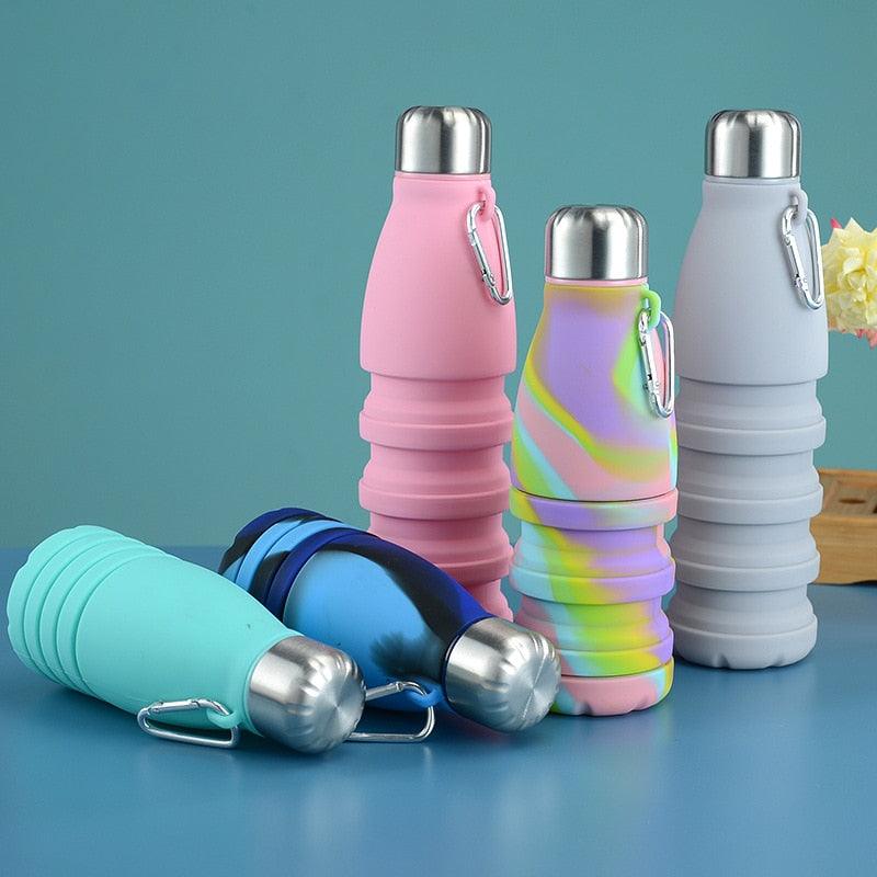 550 mL Collapsible Silicone Water Bottle