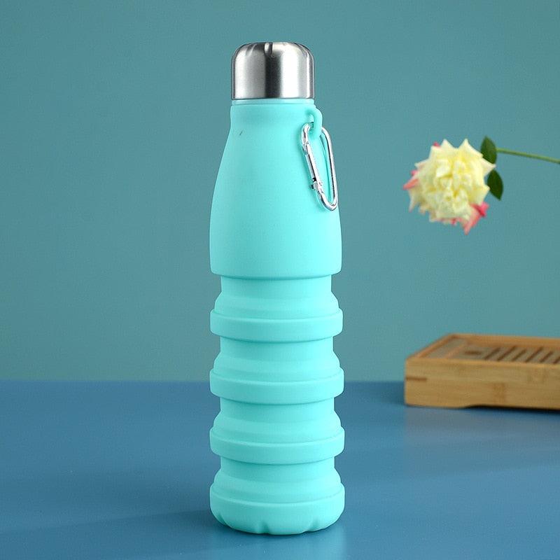 550 mL Collapsible Silicone Water Bottle