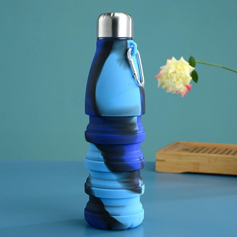 550 mL Collapsible Silicone Water Bottle