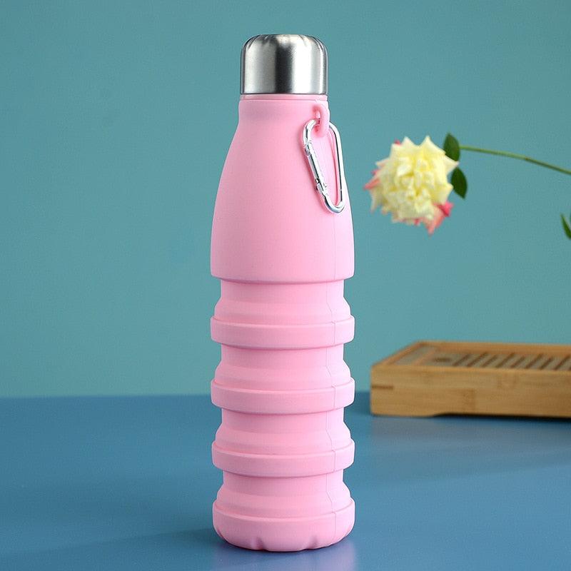 550 mL Collapsible Silicone Water Bottle