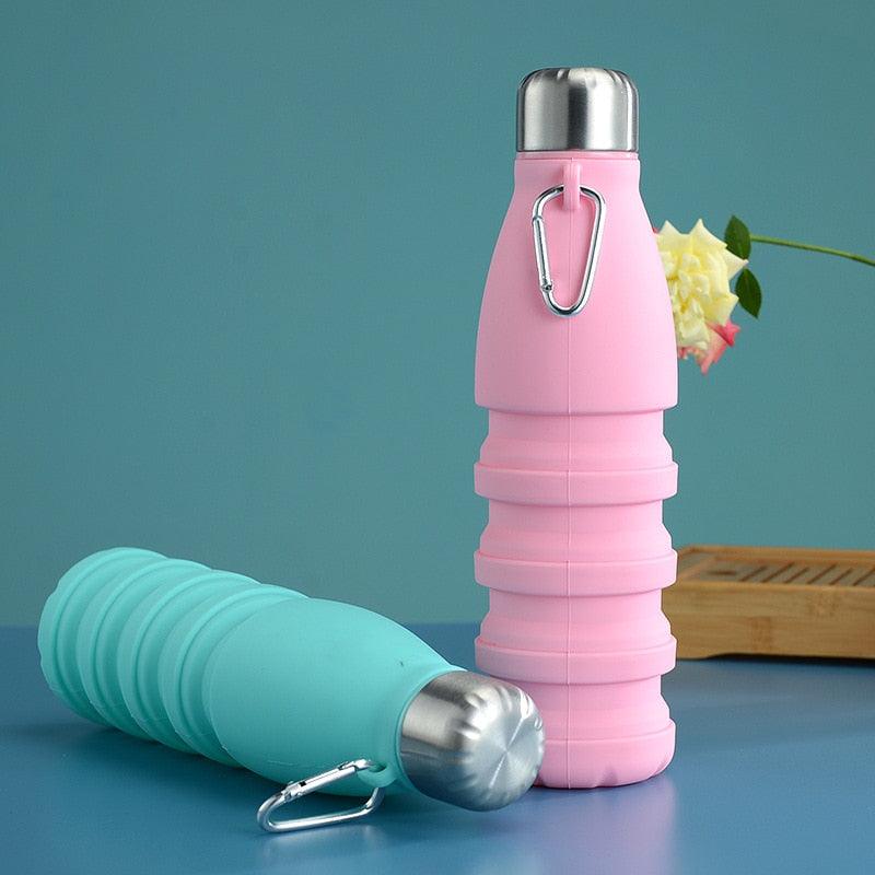 550 mL Collapsible Silicone Water Bottle