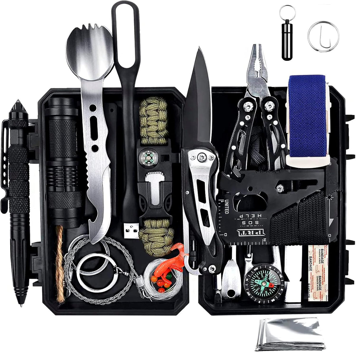 VOTAGOO 60-in-1 Emergency Survival Gear Kit