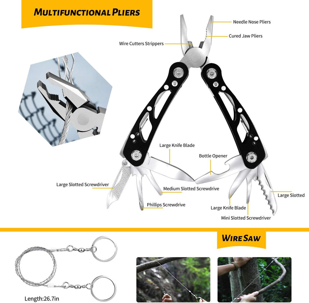 VOTAGOO 60-in-1 Emergency Survival Gear Kit