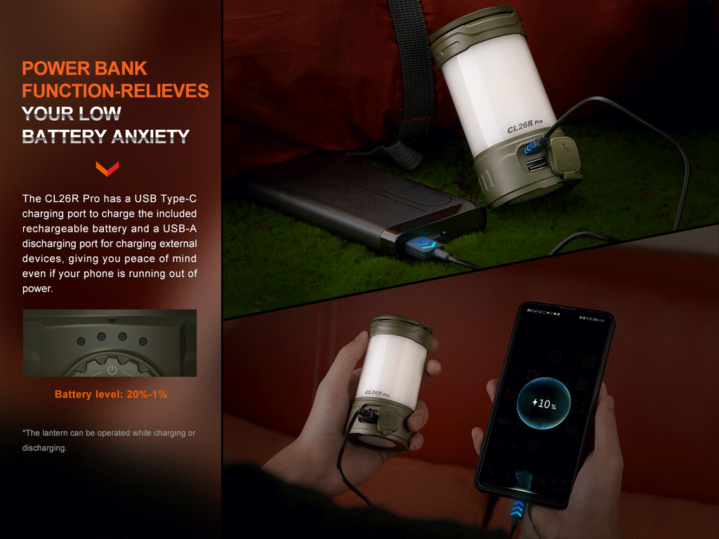 Fenix CL26R PRO Rechargeable Camping Lantern