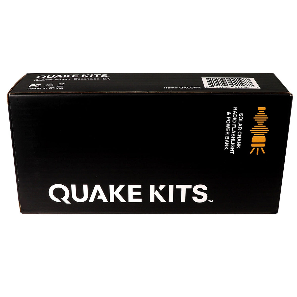 Quake Kits 4-in-1 Emergency Weather Radio & Flashlight