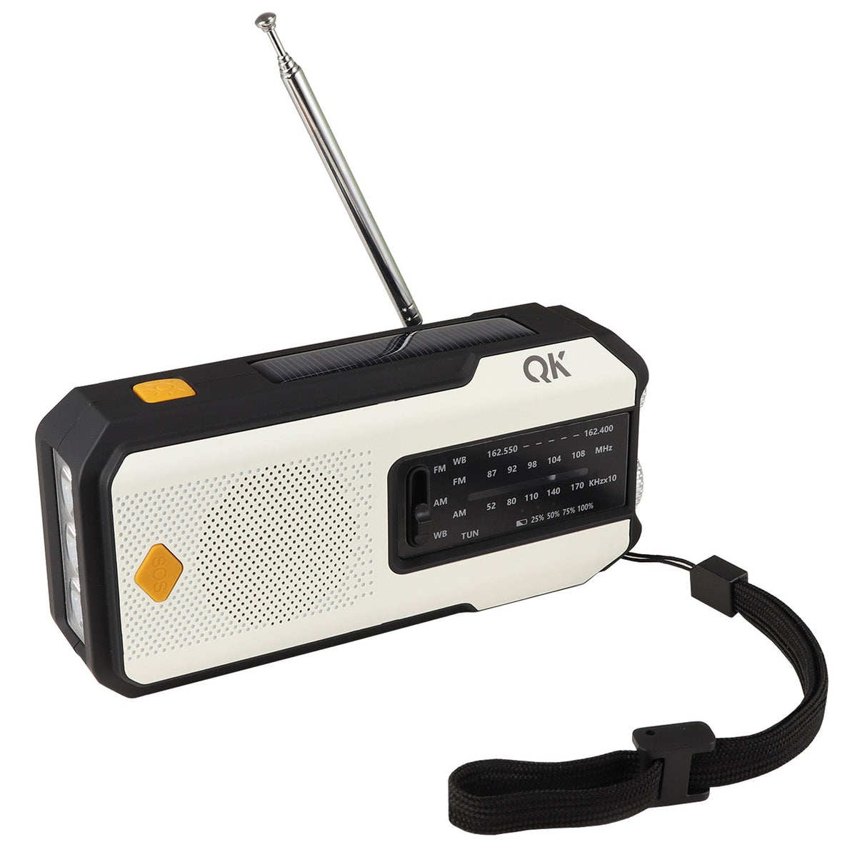 Quake Kits 4-in-1 Emergency Weather Radio & Flashlight