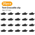 Camping Tent & Tarp Clamp Clips — 10, 20 or 50 Pieces