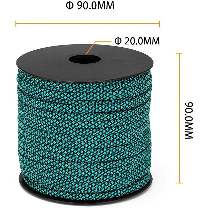 Paracord Reel Foot Strands Parachute Cord Nylon Mil-Spec Type Paracord Used by Military