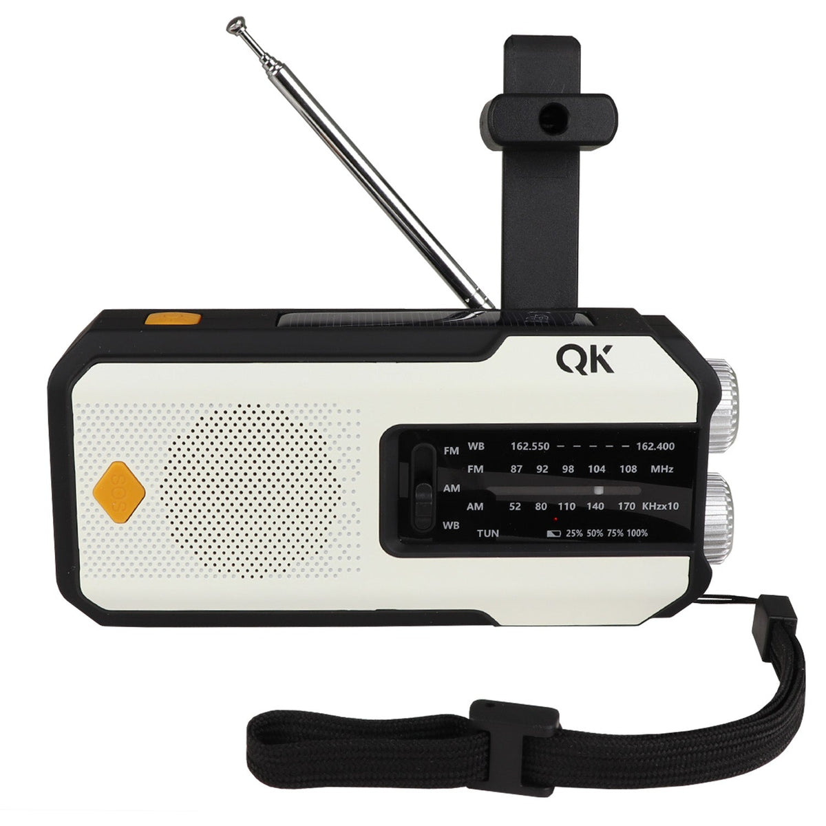 Quake Kits 4-in-1 Emergency Weather Radio & Flashlight