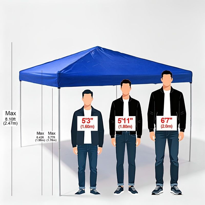 10x10-Foot Outdoor Pop Up Canopy Tent