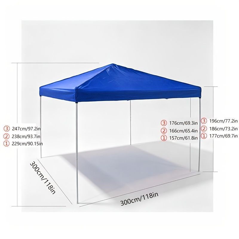 10x10-Foot Outdoor Pop Up Canopy Tent