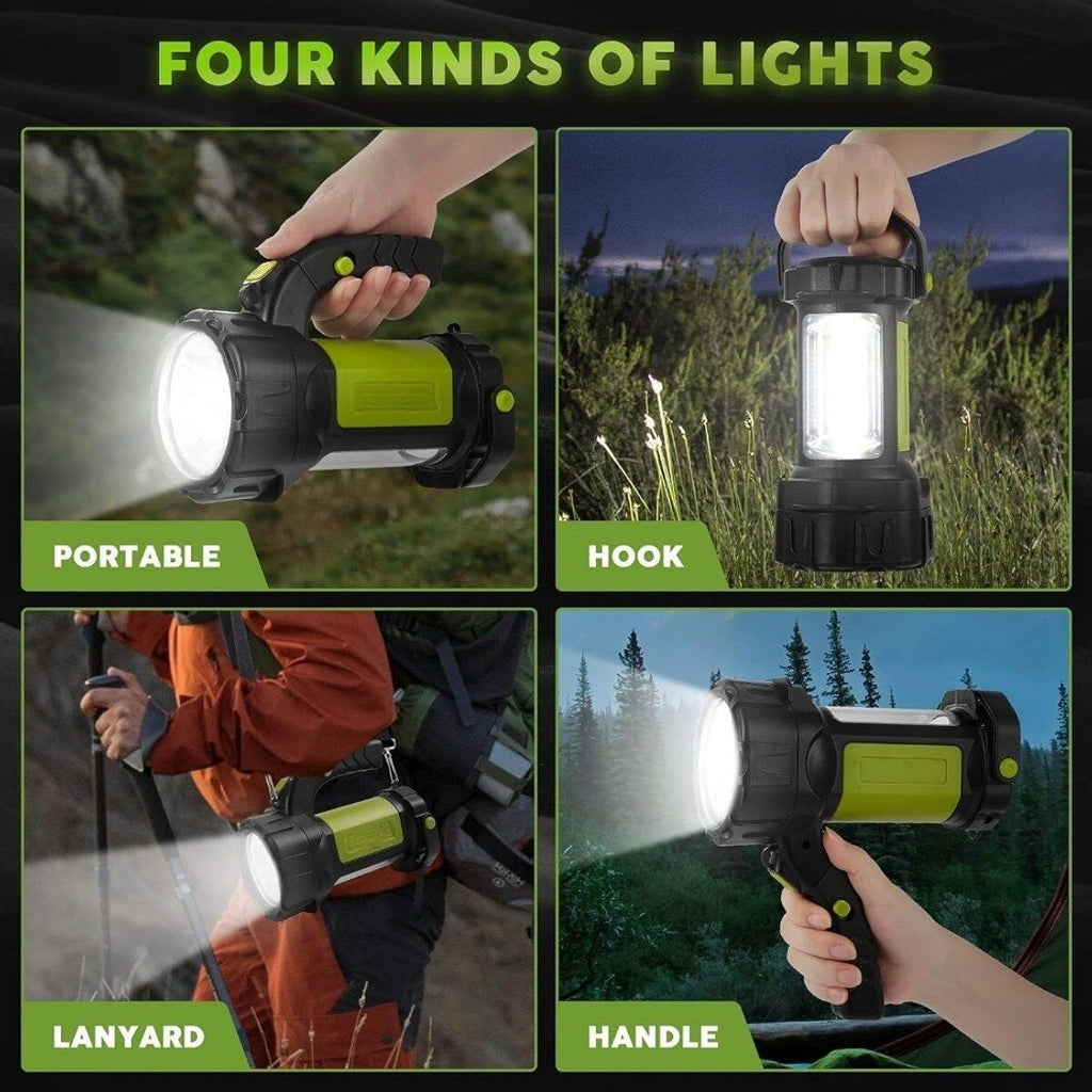 2-in-1 Rechargeable LED Camping Lantern and Flashlight 800 Lumens