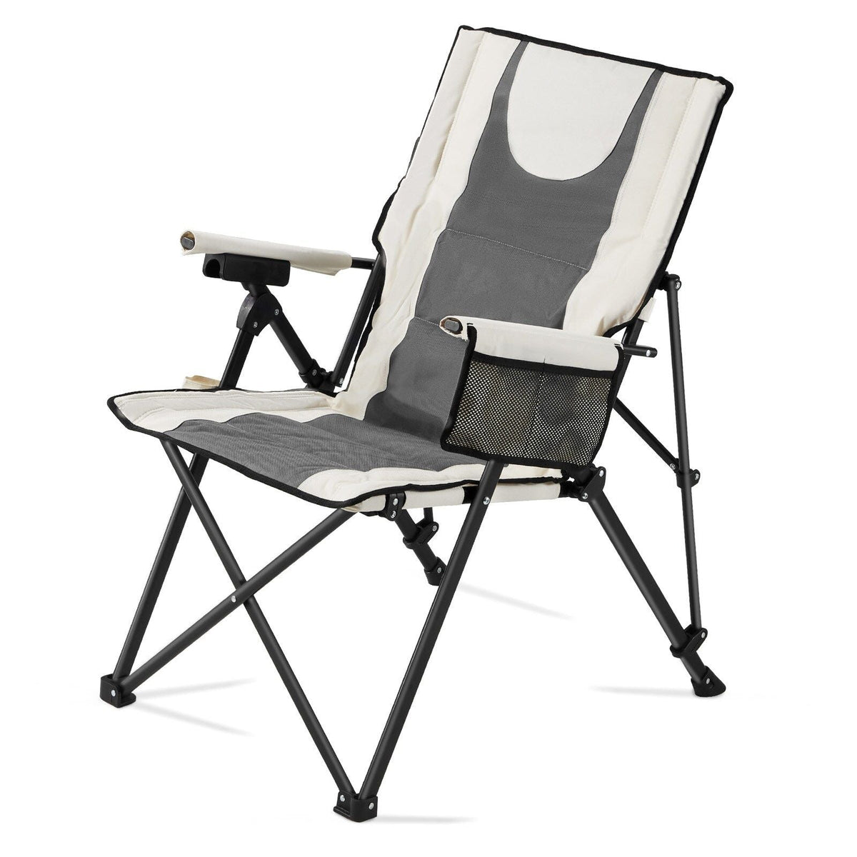 VEVOR Folding Camping Chair with Reclining Positions and Armrests
