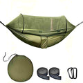 ITOPFOX Parachute Nylon Camping Hammock with Mosquito Net and Tree Straps