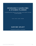 Emergency Sanitation & Hygiene Planner printable PDF cover