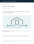 Home Fire Escape Map & Practice Workbook printable PDF cover