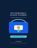 Pet Emergency Go-Bag Planner printable PDF cover