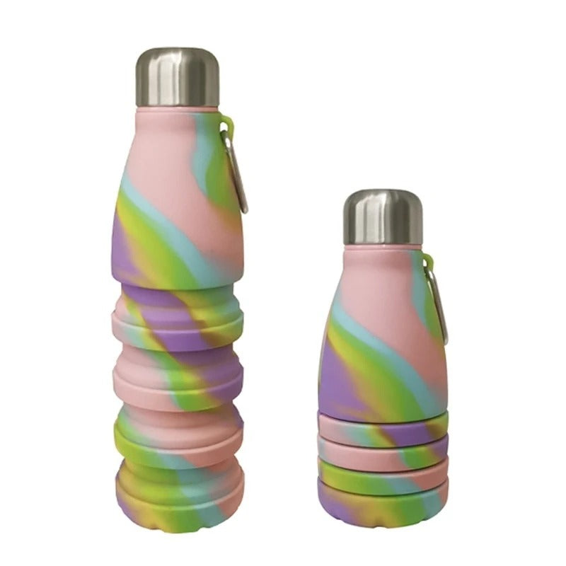550 mL Collapsible Silicone Water Bottle